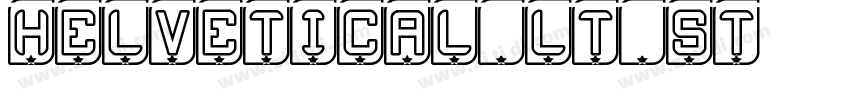 helvetical lt st字体转换